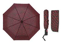 Зонт полуавтомат, R=55см, цвет бордовый