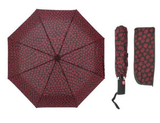 Зонт полуавтомат, R=55см, цвет бордовый - фото 1 - id-p163312647