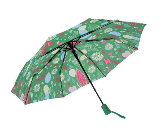 Зонт полуавтомат, R=55см, цвет зелёный - фото 2 - id-p163312649