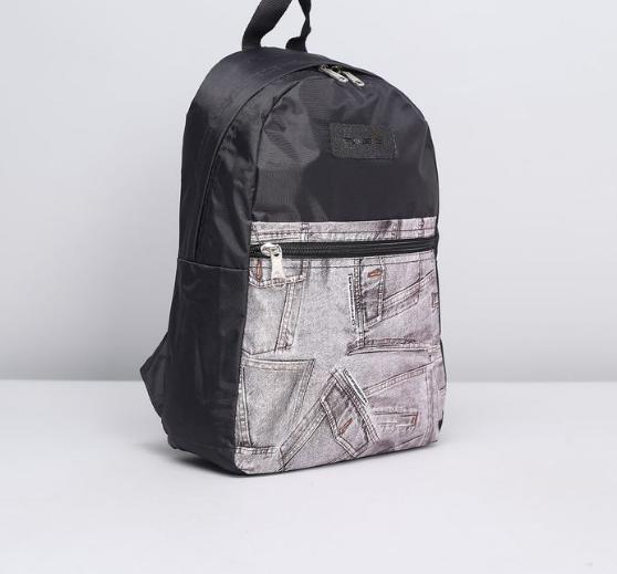 Рюкзак молодёжный на молнии, 1 отдел, наружный карман - фото 2 - id-p163312872