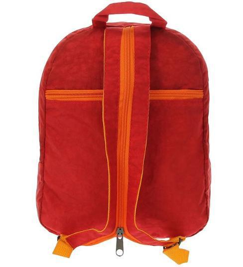 Рюкзак молодёжный на молнии, 2 отдела, красный/оранжевый - фото 3 - id-p163312881