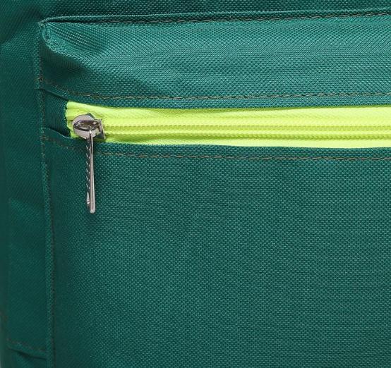 Рюкзак молодёжный, 1 отдел, наружный карман, цвет зелёный/салатовый - фото 4 - id-p163312885