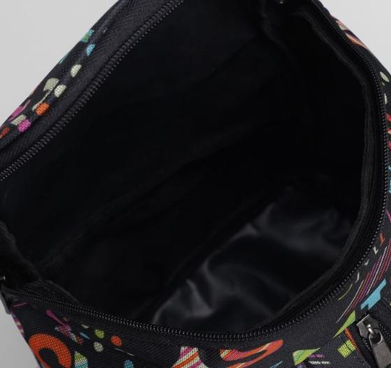 Рюкзак на молнии, 1 отдел, наружный карман, цвет чёрный/разноцветный - фото 6 - id-p163312887