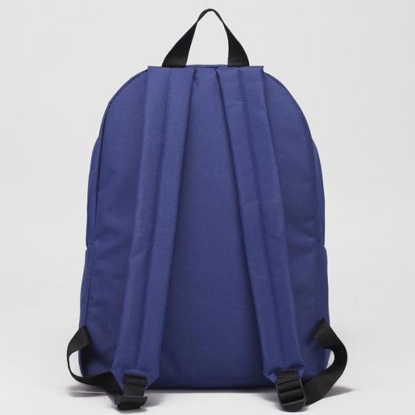 Рюкзак молодёжный на молнии, 1 отдел, наружный карман, цвет синий/серый - фото 3 - id-p163312930
