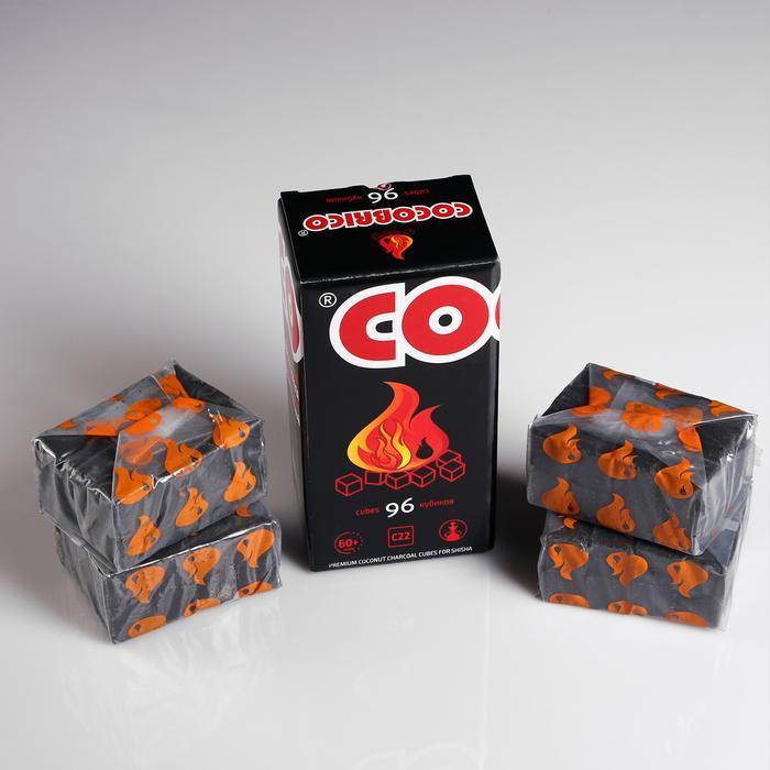 Кокосовый уголь для кальяна Cocobrico, 96 кубиков - фото 3 - id-p163313970