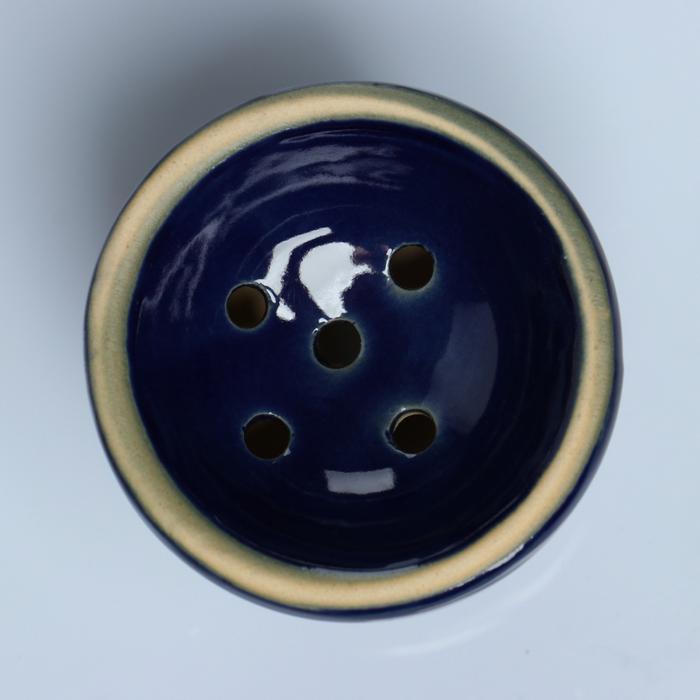 Чаша для кальяна керамическая "Классика. Дутый пояс", 6.5×7 см, микс - фото 2 - id-p163313976