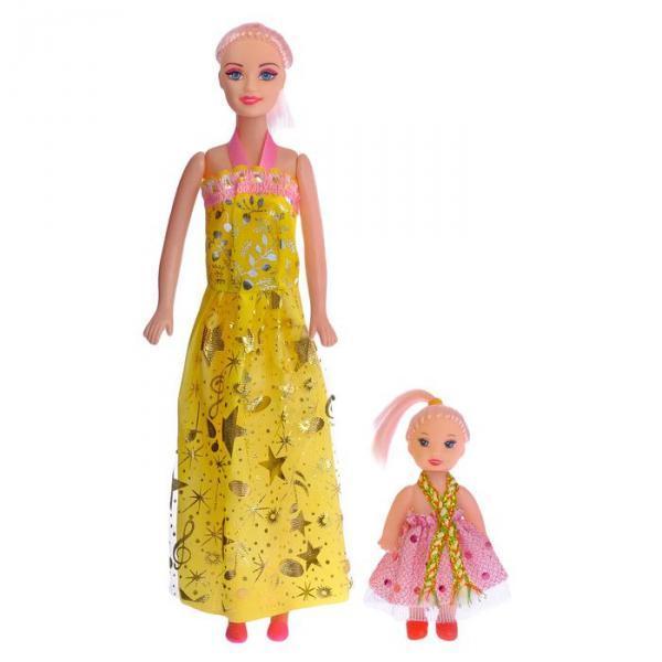 Кукла модель "Каролина" с малышкой, МИКС - фото 1 - id-p163313079