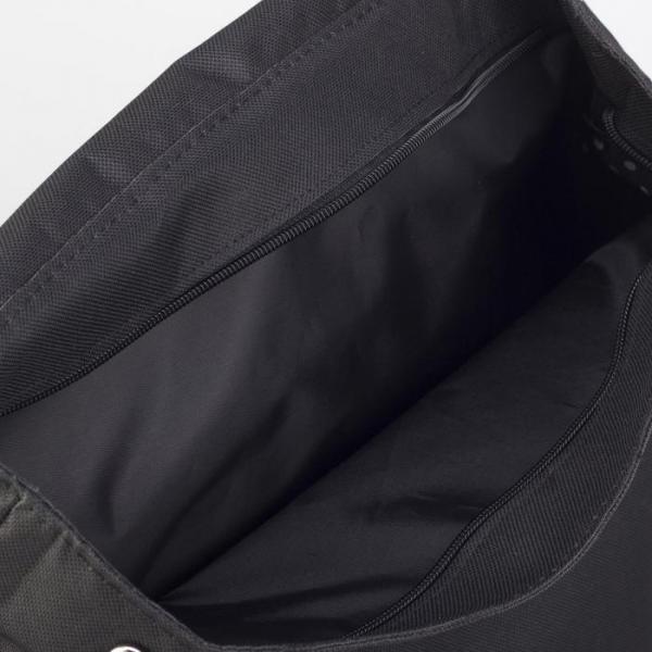 Рюкзак молодёжный с косметичкой, отдел на молнии, цвет чёрный - фото 5 - id-p163313128