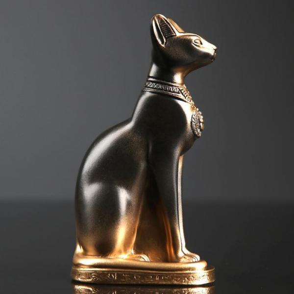 Статуэтка "Кошка египетская" 13.5 см бронза - фото 2 - id-p163313154