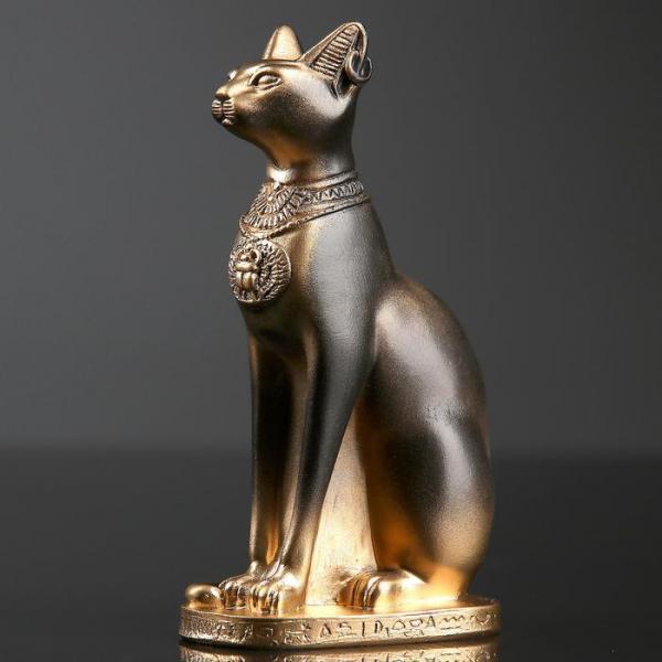 Статуэтка "Кошка египетская" 13.5 см бронза - фото 3 - id-p163313154
