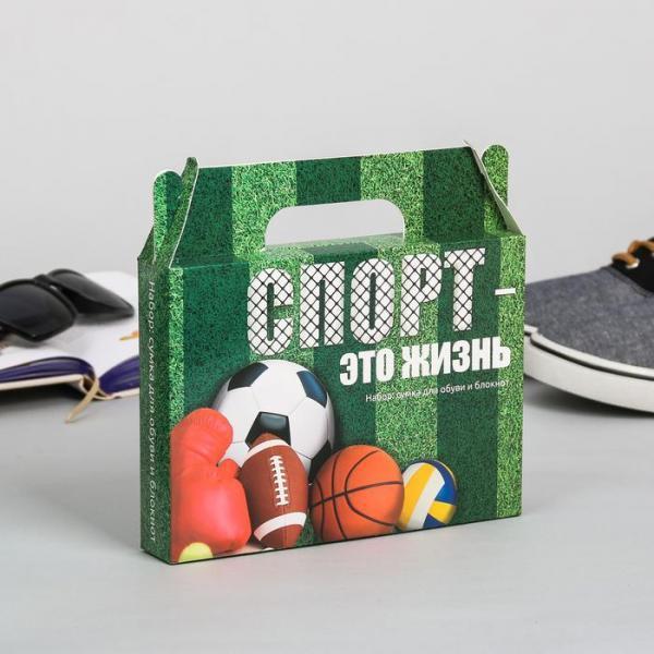 Мешок для обуви и блокнот для мальчика "Спорт - это жизнь" - фото 2 - id-p163313219