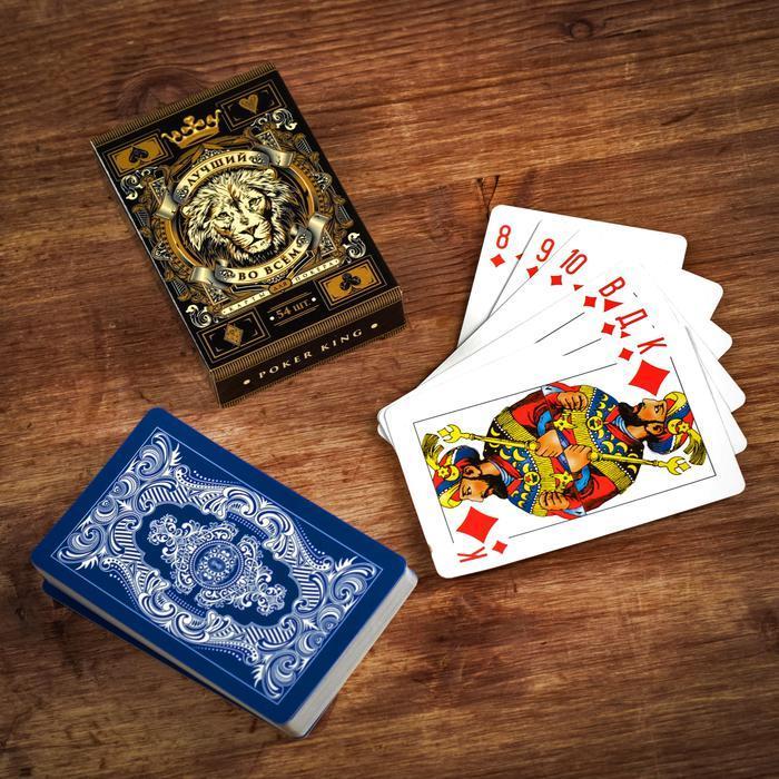 Подарочный набор «Король покера», рюмки, карты для покера, фишки - фото 7 - id-p163314280