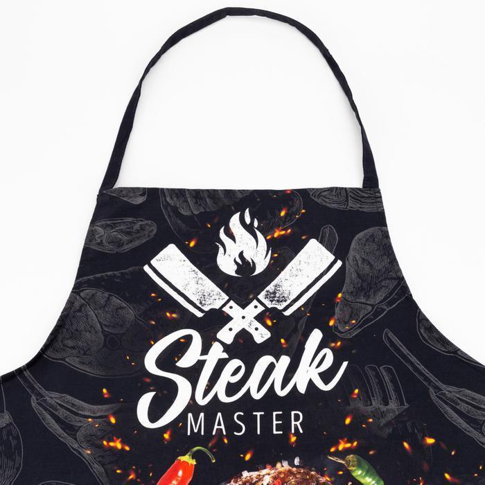 Фартук "Этель" Steak Master 73х71 см см, 100% хл, саржа 190 гр/м2 - фото 4 - id-p163314354