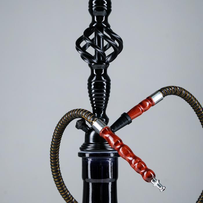 Кальян "Black Tower", 55 см, 1 трубка, черный - фото 3 - id-p163313399