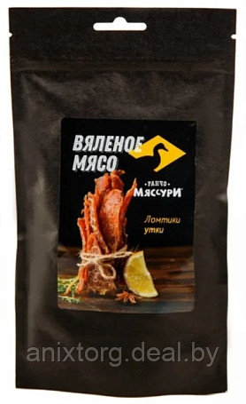 Ломтики утки "Ранчо Мяссури" 40 г. вяленое мясо. - фото 2 - id-p163314768