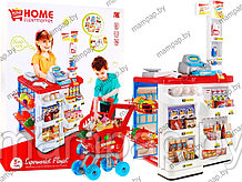 Игровой набор "Супермаркет" со сканером и тележкой, 24 предмета, арт. 668-05