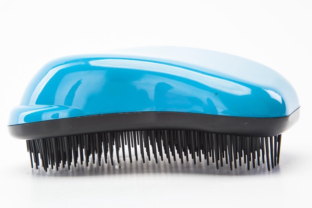Расческа для распутывания волос Bradex "Ноу Тэнглз", размер 12 х 8 см, синяя
