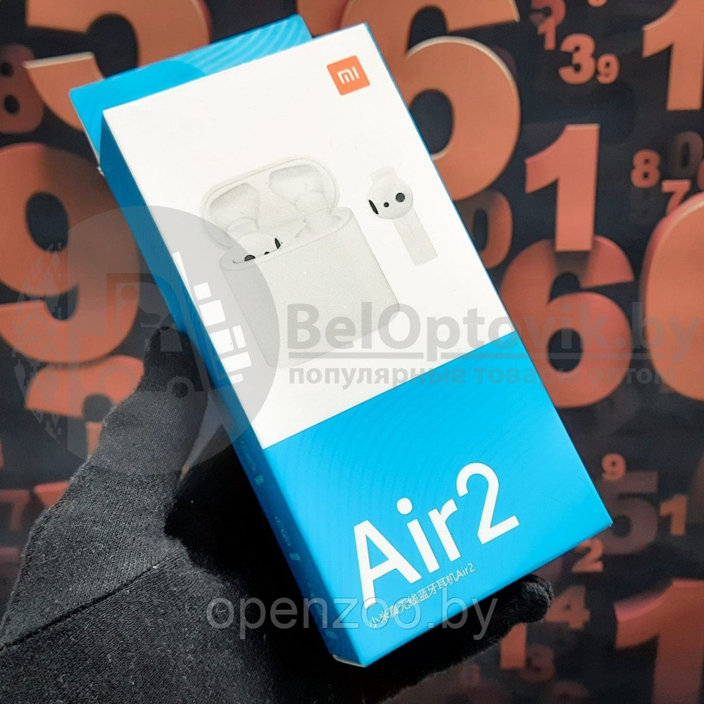 Беспроводные Bluetooth мини-наушники Mi Air 2 с зарядным кейсом - фото 6 - id-p153187212