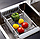 Органайзер для кухни универсальный (дуршлаг сушилка) Extendable Dish Drying, металл, пластик Зеленый, фото 3
