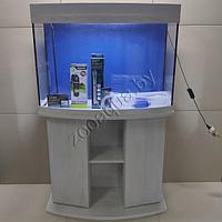 Аквариум Aqua "телик" на 150 л с Led освещением, тумбой и оборудованием Дуб сантана