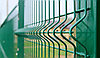 Еврозабор. Панель оцинк. с полимерным покрытием Fine (RAL 6005) 1,43*2,5 м 3.2 мм, 3D забор, евроограждение