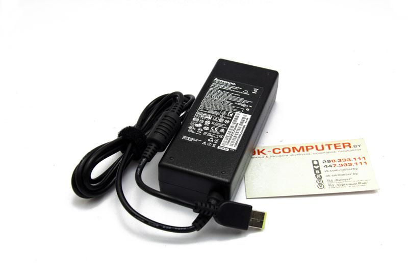 ЗУ Lenovo 20V 4.5A (90W) Прямоугольный штекер. Оригинальная зарядка для Lenovo G500 и др.