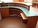 Кафедра угловая с приставной тумбой и компьютерным столом 1740x1800x1000, фото 2
