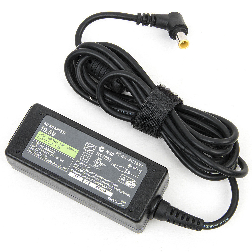 ЗУ SONY 19V 2.1A (40W) Штекер: 6.5x4.4 мм с иголкой. Оригинал