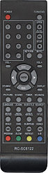 Пульт телевизионный Brand 16220 ( Erisson RC-SC6122) ic