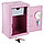 Копилка сейф с ключом Розовый, фото 3