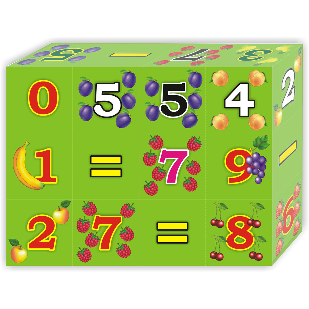 Кубики "Учимся считать" 12 кубиков ГЕЛИЙ - фото 2 - id-p163363876