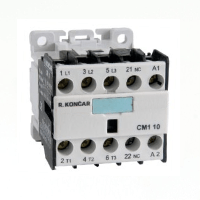Мини-контактор CM1 10 220/230V 50Hz, 3P, 9A/(20A по AC-1), 4kW(400VAC), 220/230VAC, 1NO