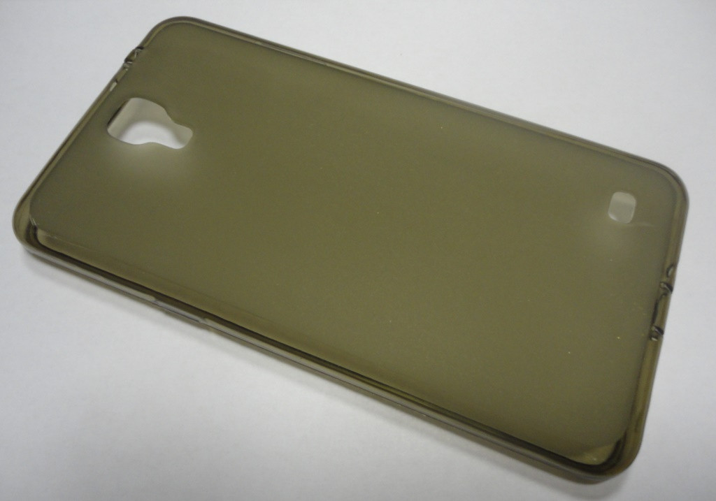 Чехол-накладка для Samsung Galaxy Mega 2 SM-G750 (силикон) темно-серый - фото 1 - id-p16433300