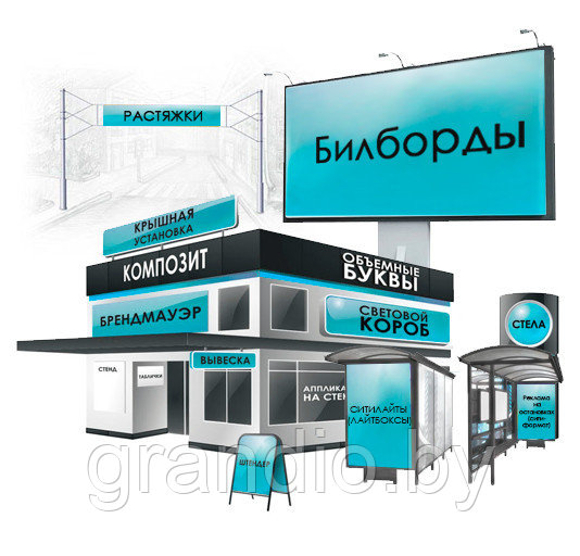 Наружная реклама продукты