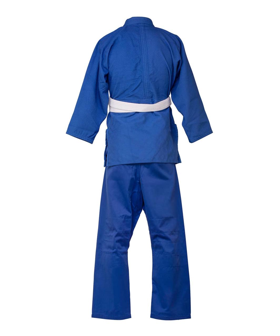 Кимоно для дзюдо Insane TRAINING, хлопок, 530 гр/м2 , синий, 4/170 см - фото 2 - id-p163379742