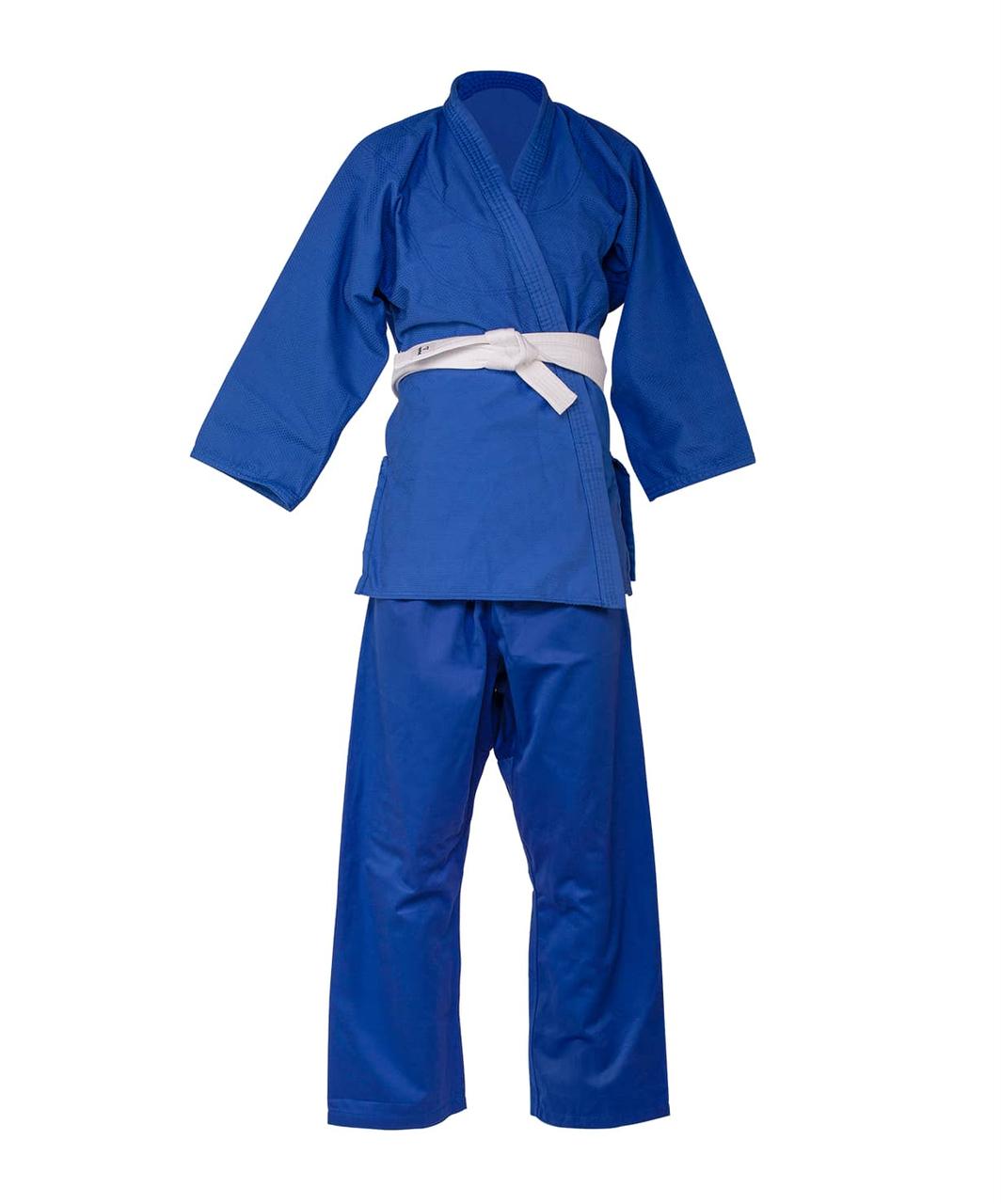 Кимоно для дзюдо Insane TRAINING, хлопок, 530 гр/м2 , синий, 5/180 см - фото 2 - id-p163379771