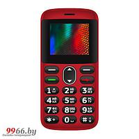 Кнопочный сотовый телефон Vertex C311 красный мобильный