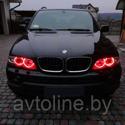 Ангельские глазки BMW E46 рестайлинг (LED, 131/146мм, к-т 4шт) RUNOAUTO 00012RA - фото 3 - id-p162072387