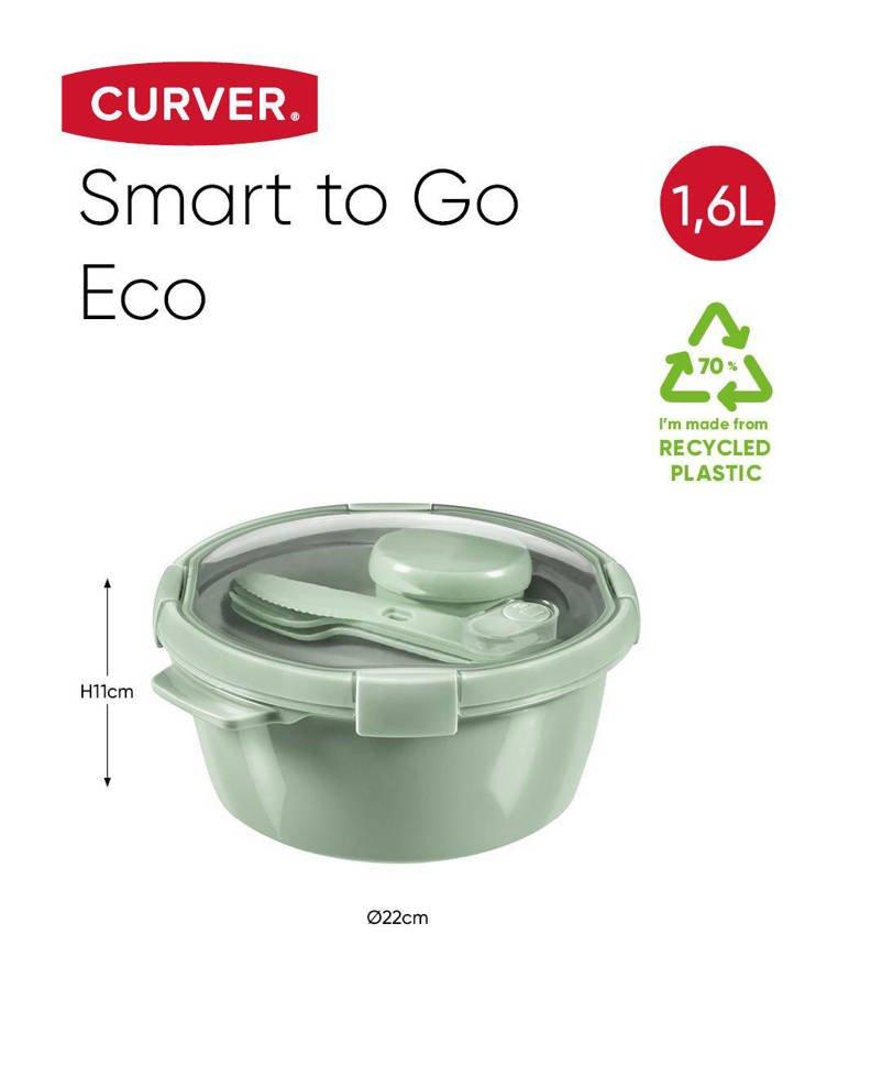Набор для ланча круглый Smart eco 1,6л - фото 1 - id-p162821996