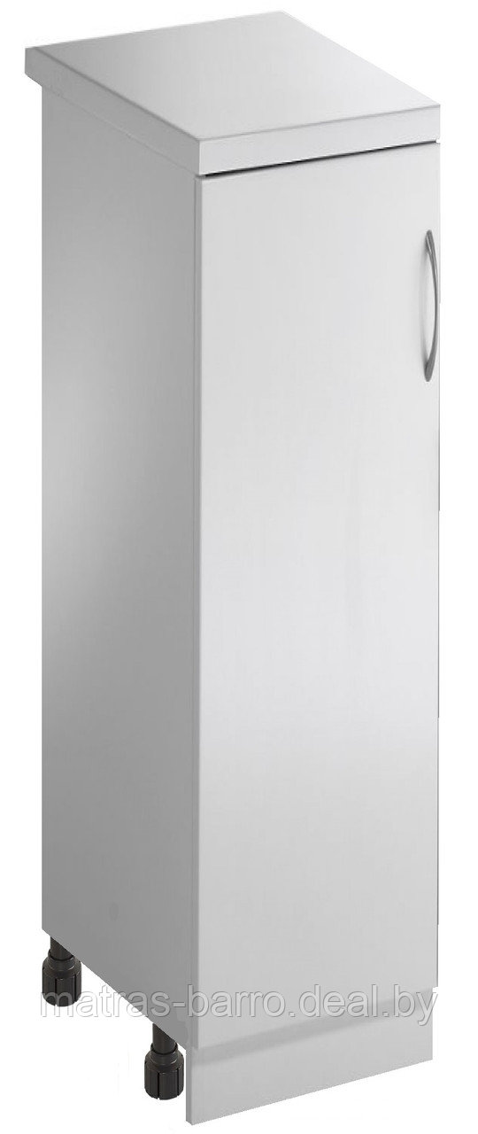Шкаф кухонный напольный НШ20 со столешницей белый - фото 1 - id-p163433921