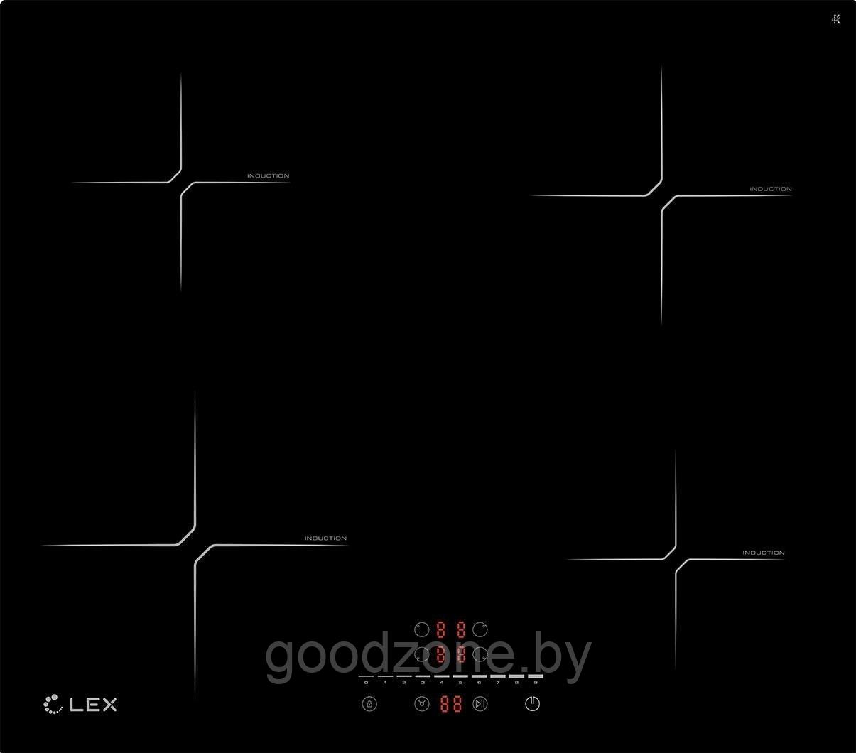 Варочная панель LEX EVI 640-2 BL