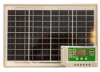 Солнечная панель 12 вольт 10 ватт + Контроллер
