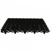 Решетка садовая Multi Grid черная, высота 40 мм, 600х600 мм, ячейка 62х62 мм, стенки 2.2 мм., фото 3