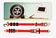 Ремень крепления колес автомобиля UVE-RA-50-5000-3-swh-pc резин.контроллер, фото 3
