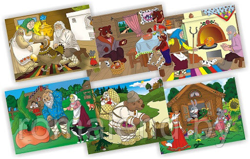 Кубики для детей "Сказки №1. Курочка Ряба" 01301 - фото 2 - id-p163522682