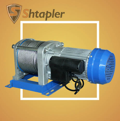 Лебедка электрическая тяговая стационарная Shtapler KCD 500/250кг 30/60м 220В - фото 3 - id-p133517066