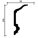 DD505 Карниз (150x70x2000мм), фото 2
