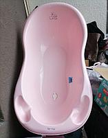 Детская ванночка Тега (Tega) 102 cм Кролики (Bunnies) со сливом Розовый, фото 6