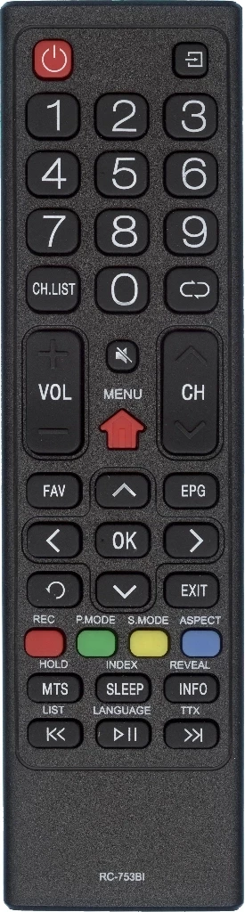 Пульт телевизионный Daewoo RC-753BI ic SMART LCD TV