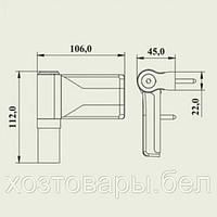 Петля дверная DHV до 140кг., (антрацит)